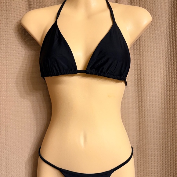 Violate Black Bikini Swim Wear Women's Top-M - Bottom-S - Picture 1 of 6